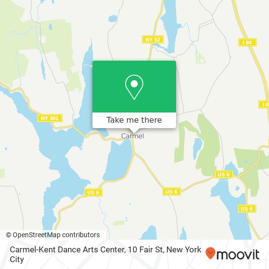 Carmel-Kent Dance Arts Center, 10 Fair St map