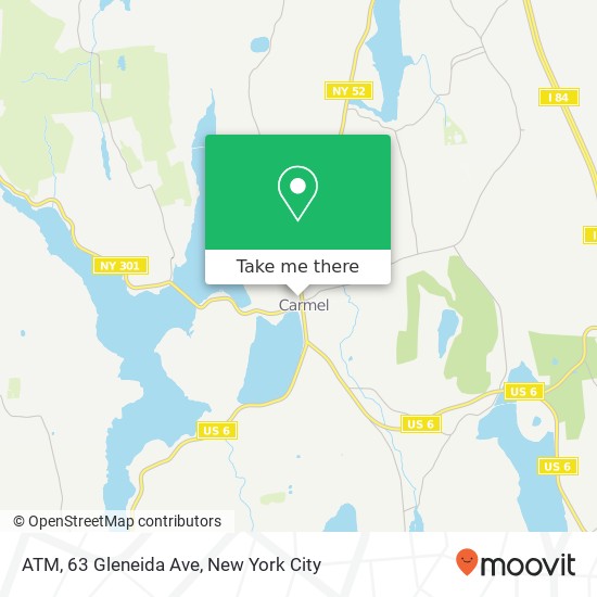 Mapa de ATM, 63 Gleneida Ave