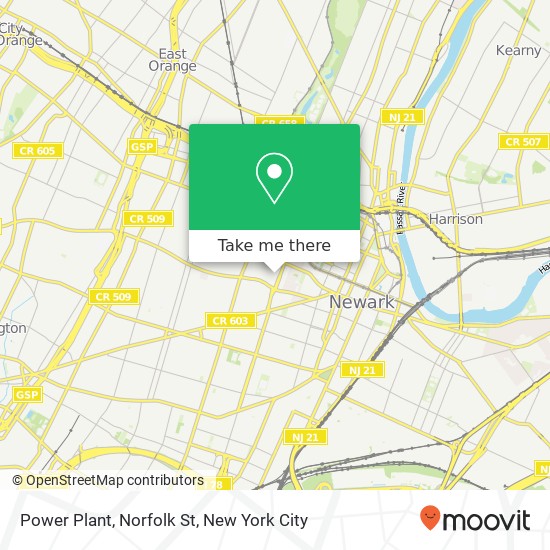 Mapa de Power Plant, Norfolk St