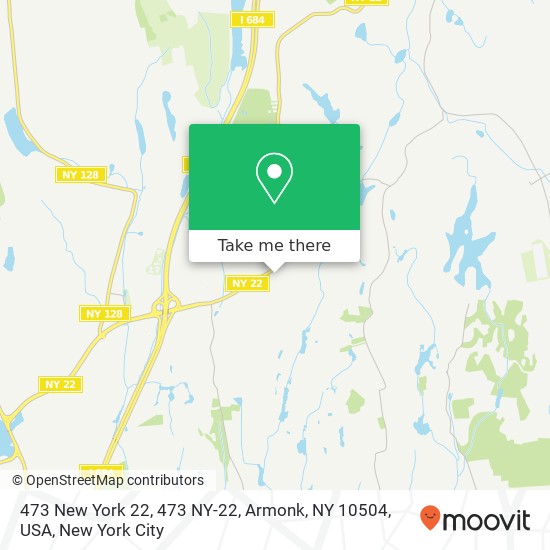 Mapa de 473 New York 22, 473 NY-22, Armonk, NY 10504, USA