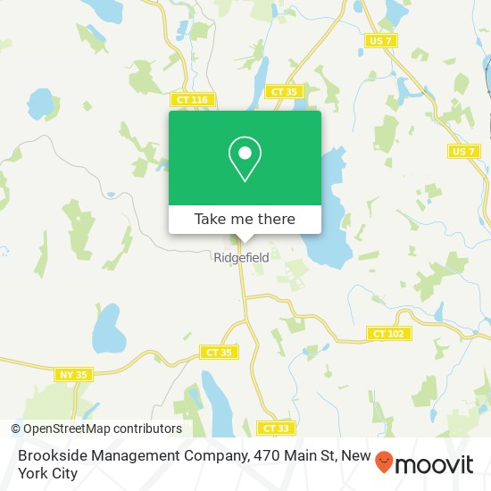 Mapa de Brookside Management Company, 470 Main St