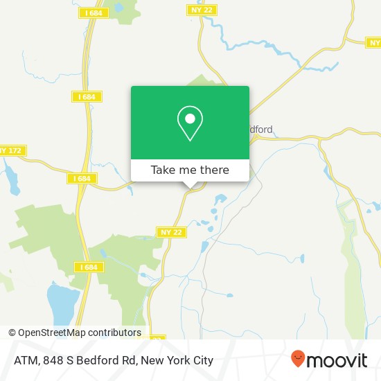 Mapa de ATM, 848 S Bedford Rd