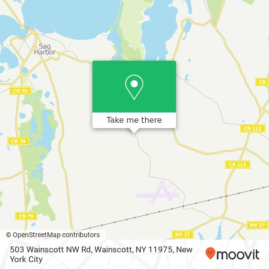 503 Wainscott NW Rd, Wainscott, NY 11975 map