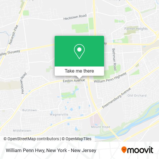 Mapa de William Penn Hwy