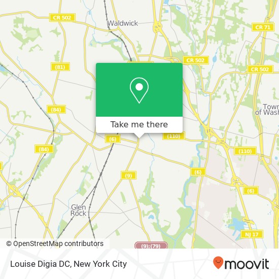 Mapa de Louise Digia DC, 89 N Maple Ave