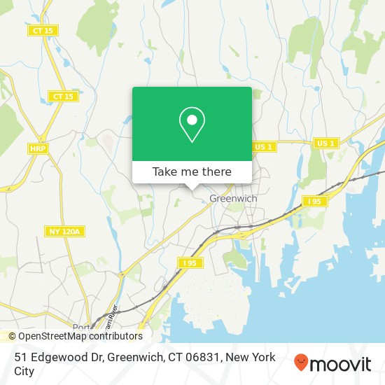 51 Edgewood Dr, Greenwich, CT 06831 map
