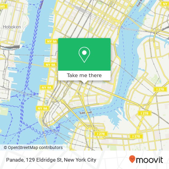 Mapa de Panade, 129 Eldridge St