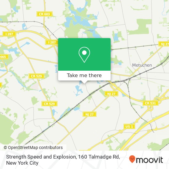 Strength Speed and Explosion, 160 Talmadge Rd map