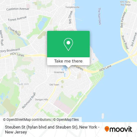 Steuben St (hylan blvd and Steuben St) map