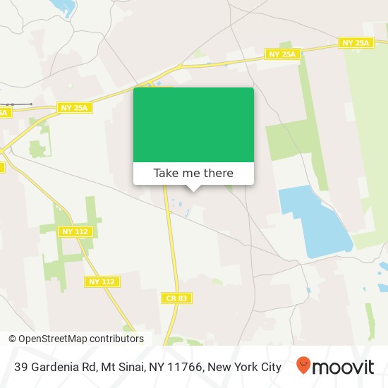 39 Gardenia Rd, Mt Sinai, NY 11766 map