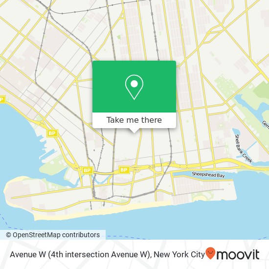 Avenue W (4th intersection Avenue W), Brooklyn, NY 11223 map