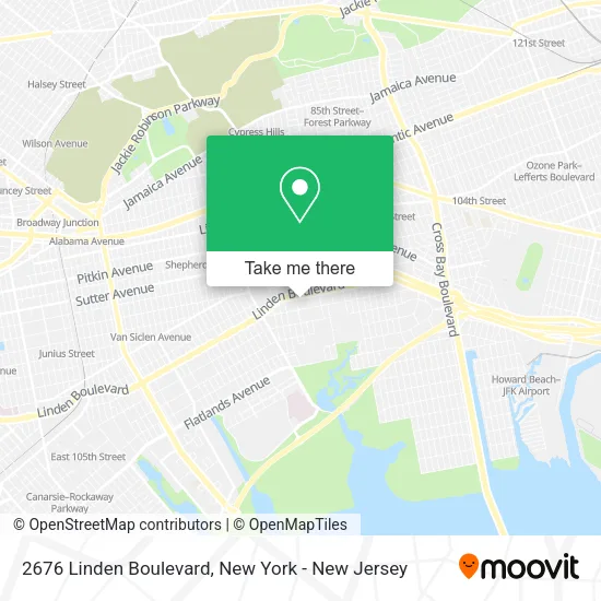 2676 Linden Boulevard map