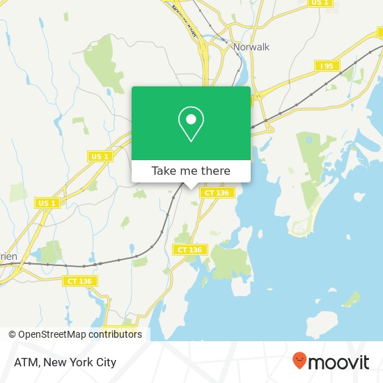 ATM, 39 Lexington Ave map