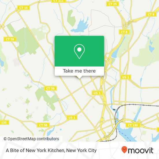 Mapa de A Bite of New York Kitchen, 1223 Madison Ave