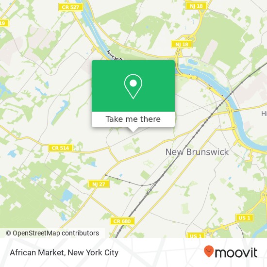 Mapa de African Market, 725 Hamilton St