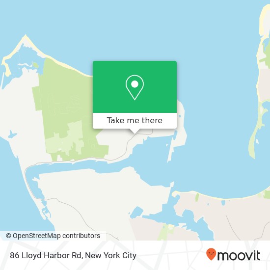 Mapa de 86 Lloyd Harbor Rd, Lloyd Harbor, NY 11743
