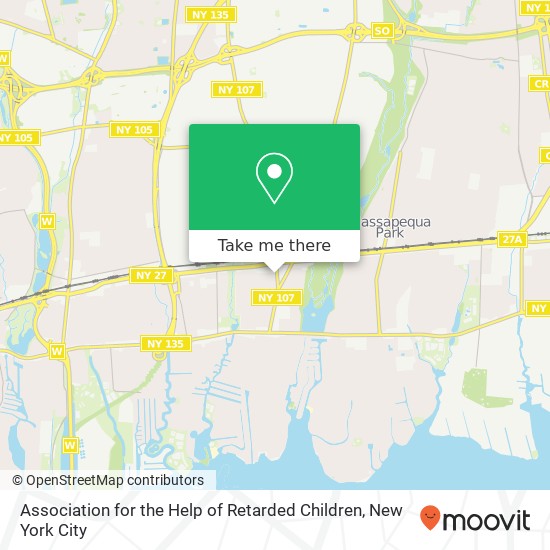 Association for the Help of Retarded Children, 34 Hicksville Rd map