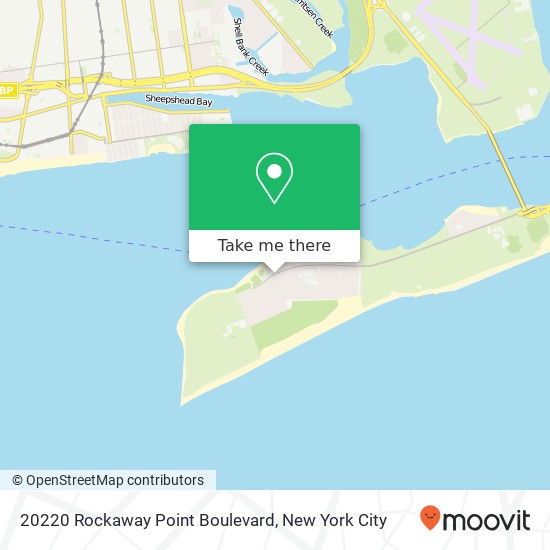 20220 Rockaway Point Boulevard, 20220 Rockaway Point Blvd, Far Rockaway, NY 11697, USA map