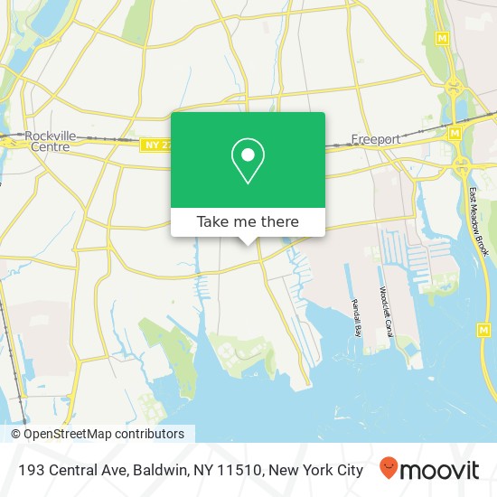 193 Central Ave, Baldwin, NY 11510 map