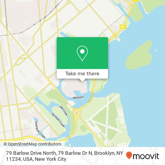 79 Barlow Drive North, 79 Barlow Dr N, Brooklyn, NY 11234, USA map