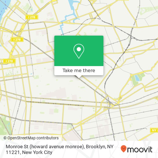 Monroe St (howard avenue monroe), Brooklyn, NY 11221 map