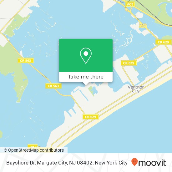 Bayshore Dr, Margate City, NJ 08402 map