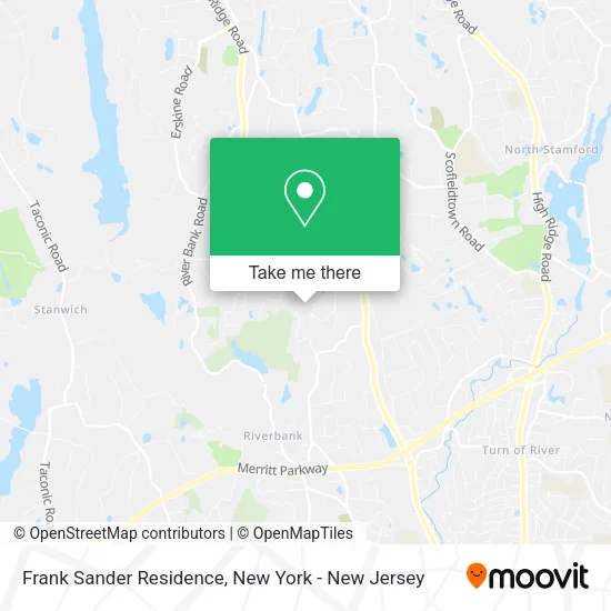 Frank Sander Residence map