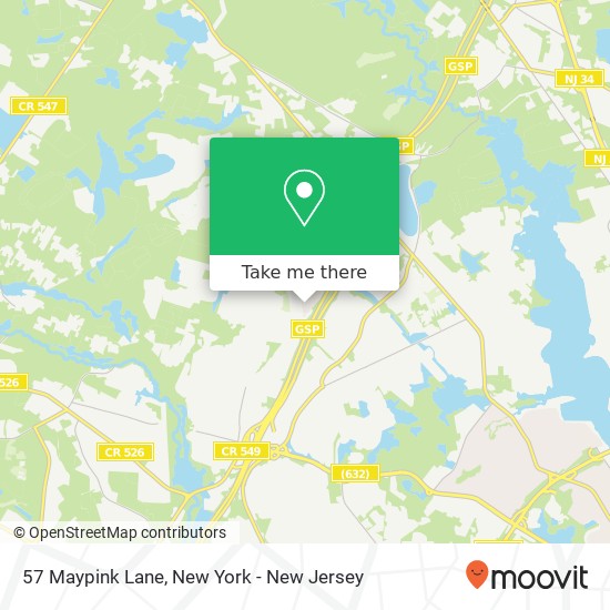 57 Maypink Lane, 57 Maypink Ln, Howell, NJ 07731, USA map