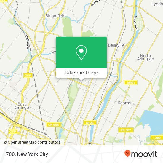 Mapa de 780, 778 Lake St #780, Newark, NJ 07104, USA