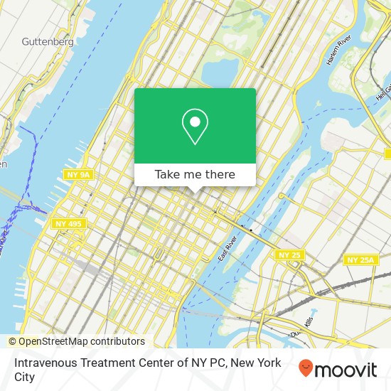 Intravenous Treatment Center of NY PC, 115 E 61st St map