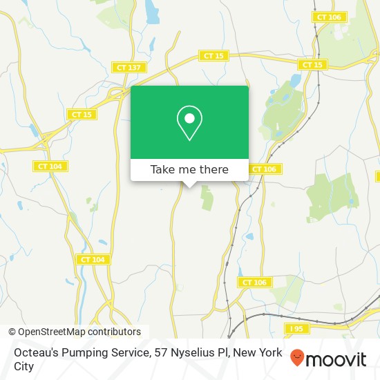 Mapa de Octeau's Pumping Service, 57 Nyselius Pl