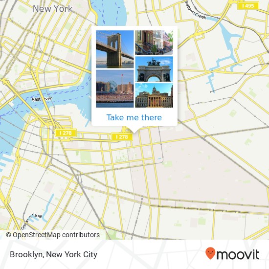 Brooklyn, 55 Franklin Ave., B-1, Brooklyn, NY 11205, United States map