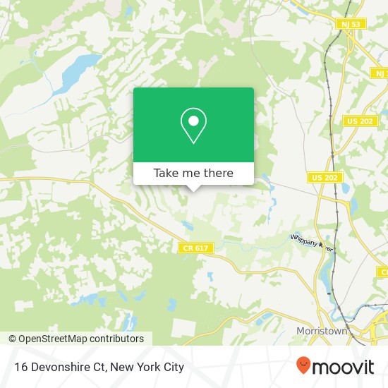 16 Devonshire Ct, Morristown, NJ 07960 map