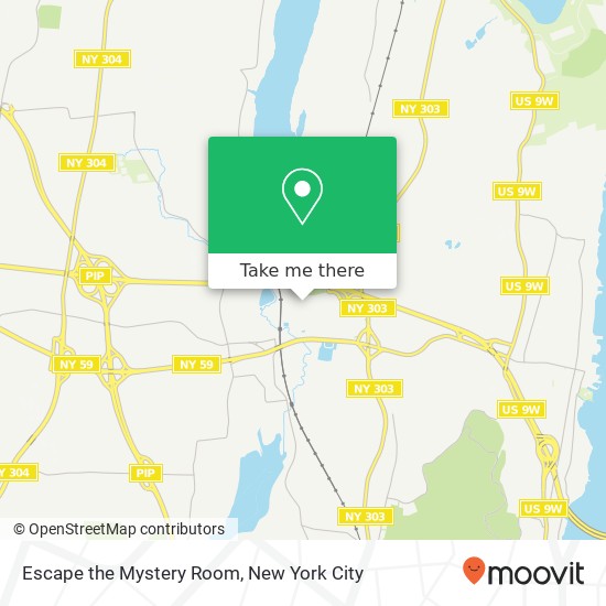 Escape the Mystery Room map