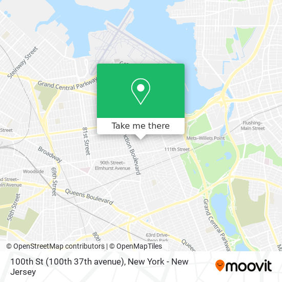 Mapa de 100th St (100th 37th avenue)