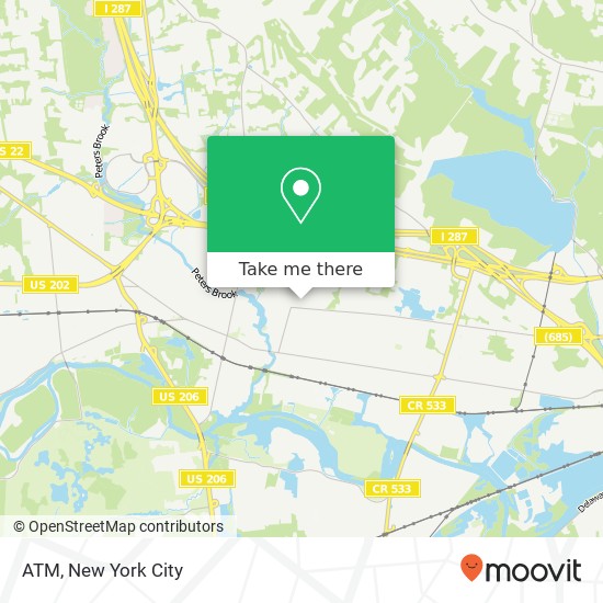 ATM, 21 Union Ave map