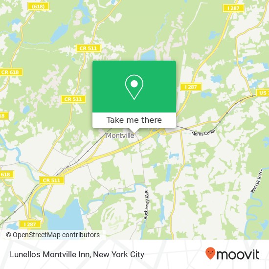 Mapa de Lunellos Montville Inn, 167 US-202