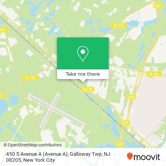 450 S Avenue A (Avenue A), Galloway Twp, NJ 08205 map