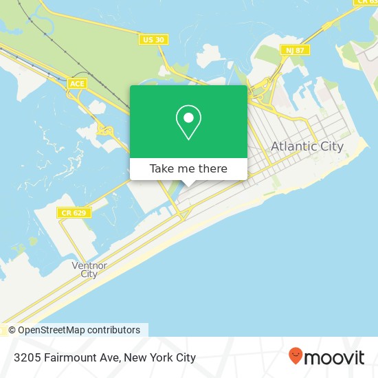 3205 Fairmount Ave, Atlantic City, NJ 08401 map