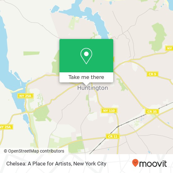 Chelsea: A Place for Artists map