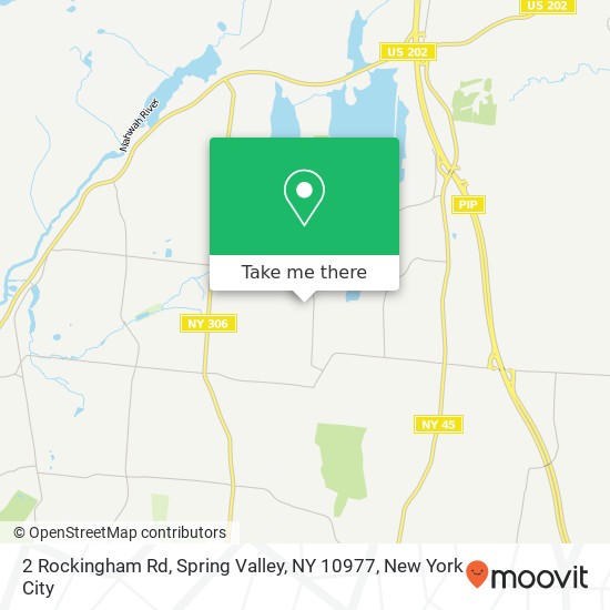 Mapa de 2 Rockingham Rd, Spring Valley, NY 10977