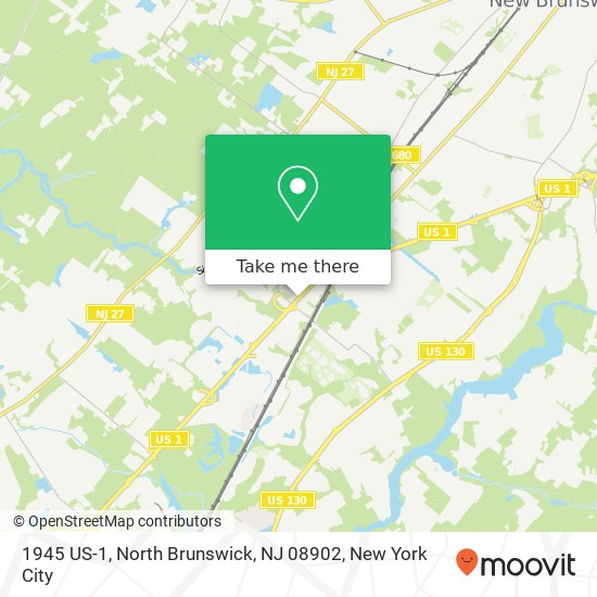 1945 US-1, North Brunswick, NJ 08902 map