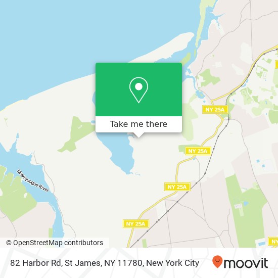 82 Harbor Rd, St James, NY 11780 map