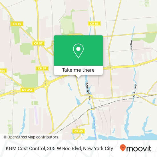 KGM Cost Control, 305 W Roe Blvd map