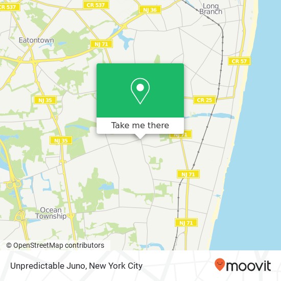 Unpredictable Juno, 60 Monmouth Rd map