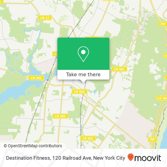 Destination Fitness, 120 Railroad Ave map