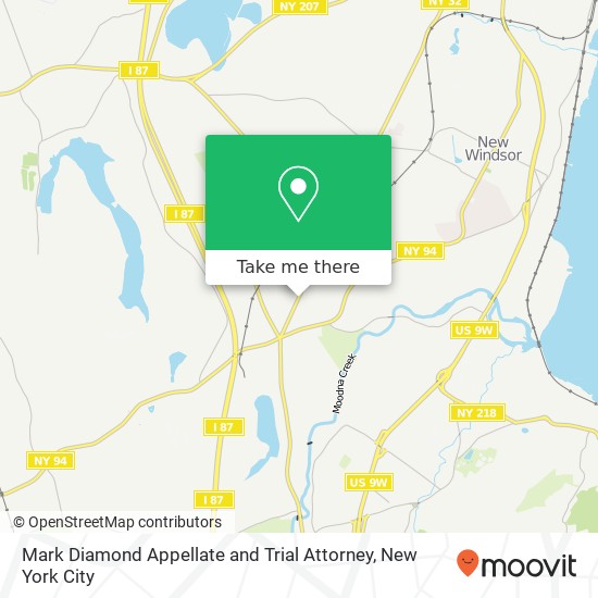 Mapa de Mark Diamond Appellate and Trial Attorney, 367 Windsor Hwy