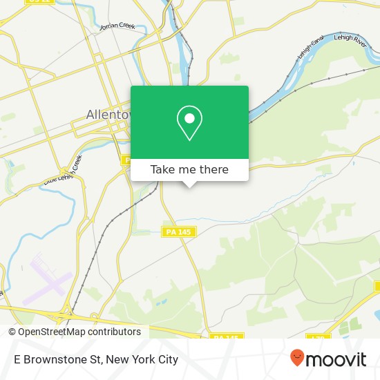 E Brownstone St, Allentown, PA 18103 map