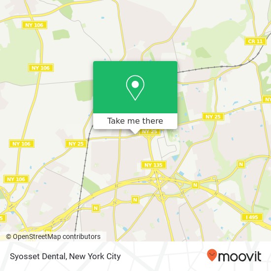 Mapa de Syosset Dental, 590 Jericho Tpke