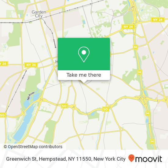 Greenwich St, Hempstead, NY 11550 map